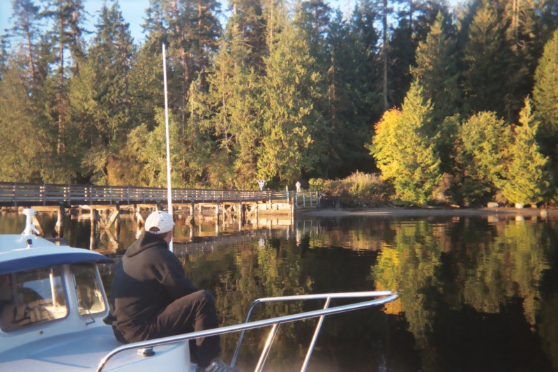 (Roberta Krumm) Jon looking for fish.