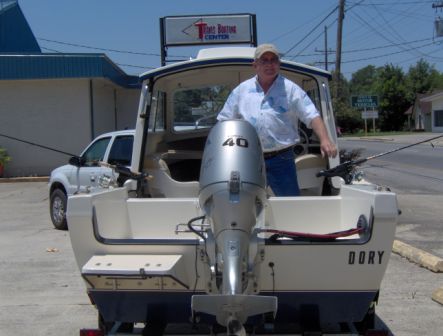 Rod holders set for trolling