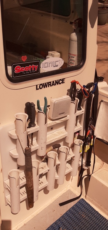Rod storage area