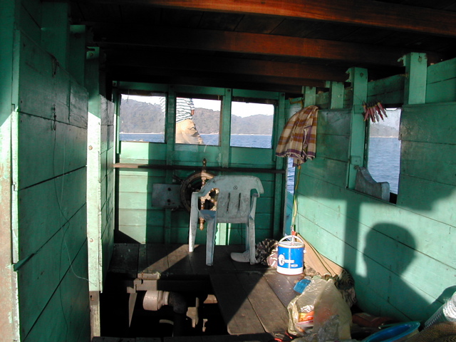 (rogerbum) A boat I went fishing on in Malaysia - and some call the C-Dory interiors "utilitarian"!