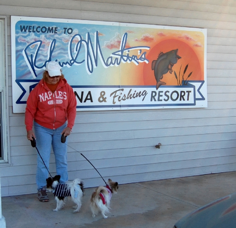 Roland Martin's and Marie's..Fishing Resort and Marina in Clewiston, Fl.