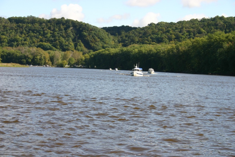 Ron took us on a nice backwater run to look for eagles and wildlife.