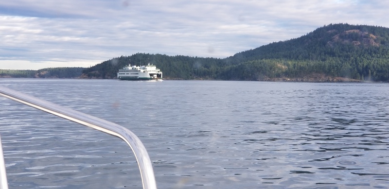 Rosario Strait towar Blakely Island