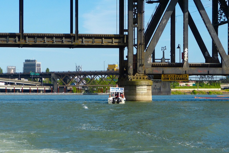 Rose Festival - C-Dory Coast Guard Auxiliary escort vessel