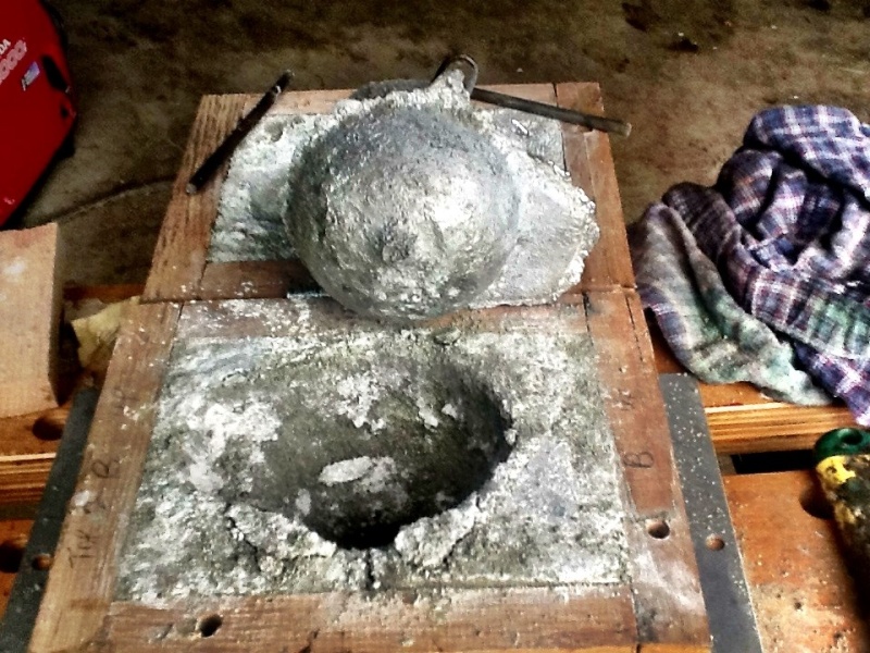 Rough ball out of mould