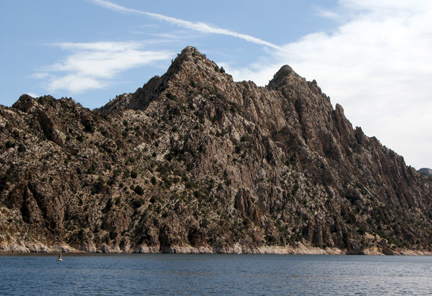 Rugged mountains