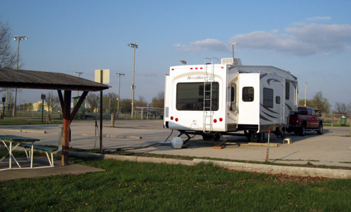 RV site in Chanute - and the price is right