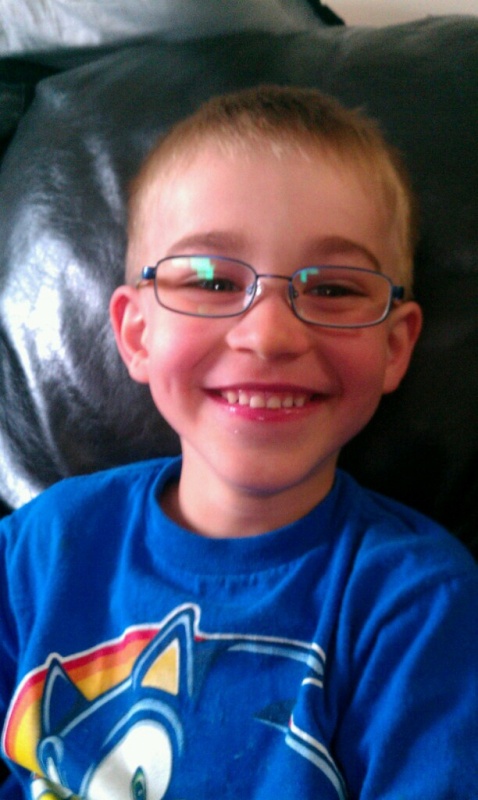 Ryder's new glasses.