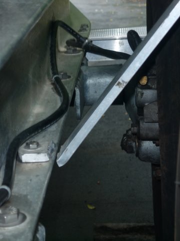 Same thing on the other side, will increase rim size to 15" from 14" and get Michilin radials on this trailer, the tires supplied really suck. a shame with a quality trailer someone should have said these tires just are not good enough, I guess there ok if you never leave the front porch