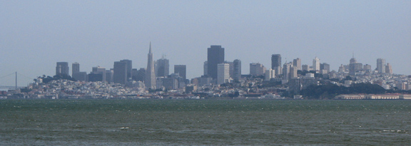 San Francisco skyline, first view