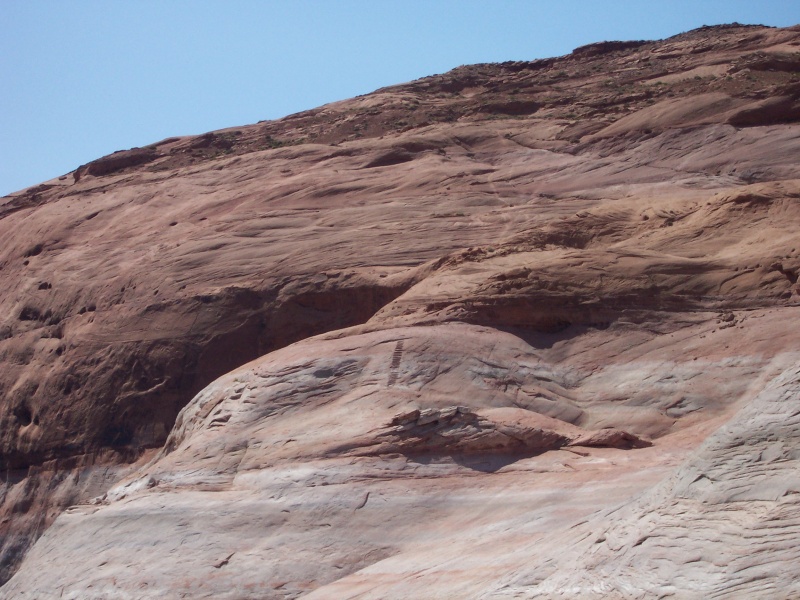 Sat 4/20 Jody spotted the miners steps south of the entrance into Driftwood Canyon