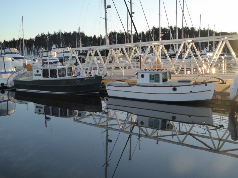 Saturday morning - two beautiful Devlin boats