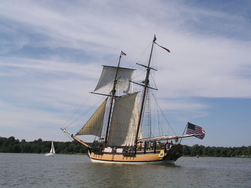 Schooner Sultana 1768/2001- home port Chestertown http://www.schoonersultana.com/.