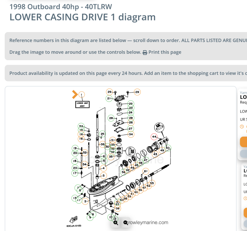 Screenshot 2023-11-14 at 09-51-05 LOWER CASING DRIVE 1 - 1998 Outboard 40hp 40TLRW Crowley Marine