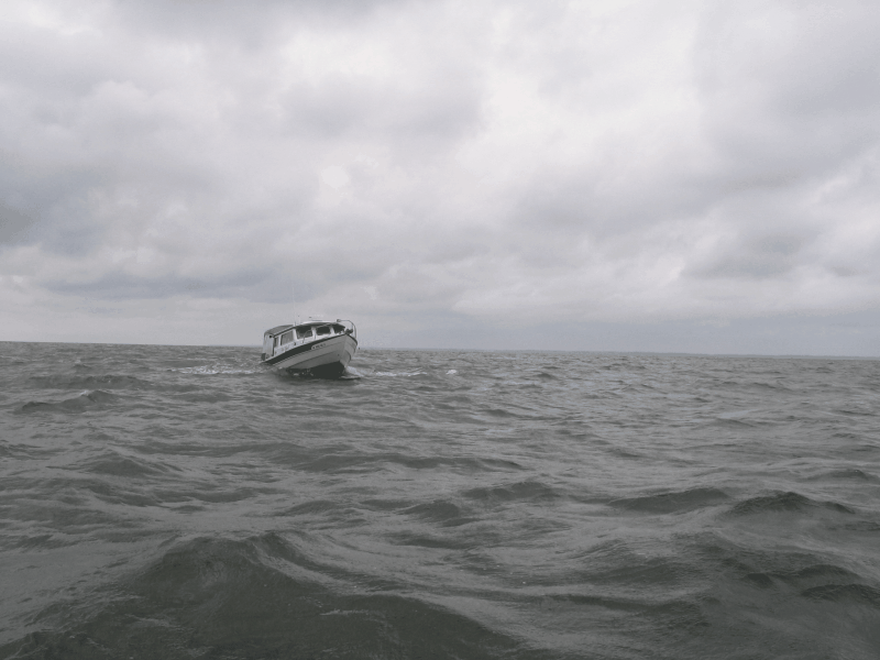 Sea Angel closing in
