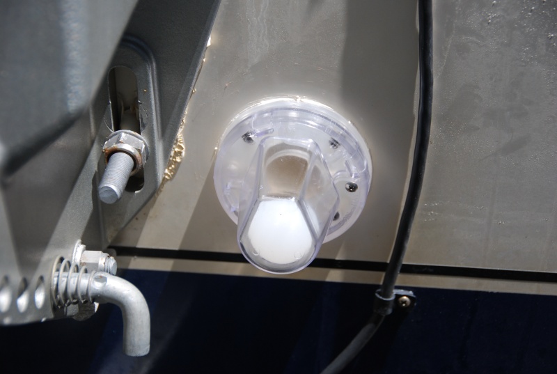 Sea Angel's starboard 'SEA SCUPPER'.