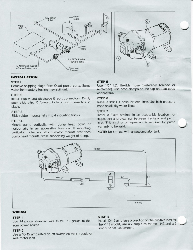 Sea Angel's Water Pump doc., pg2.
