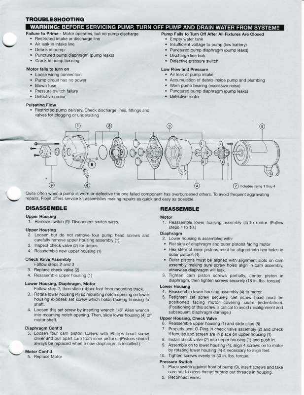 Sea Angel's Water Pump doc., pg3.