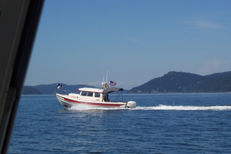 Sea Shift, our Leader on the way from Bellingham