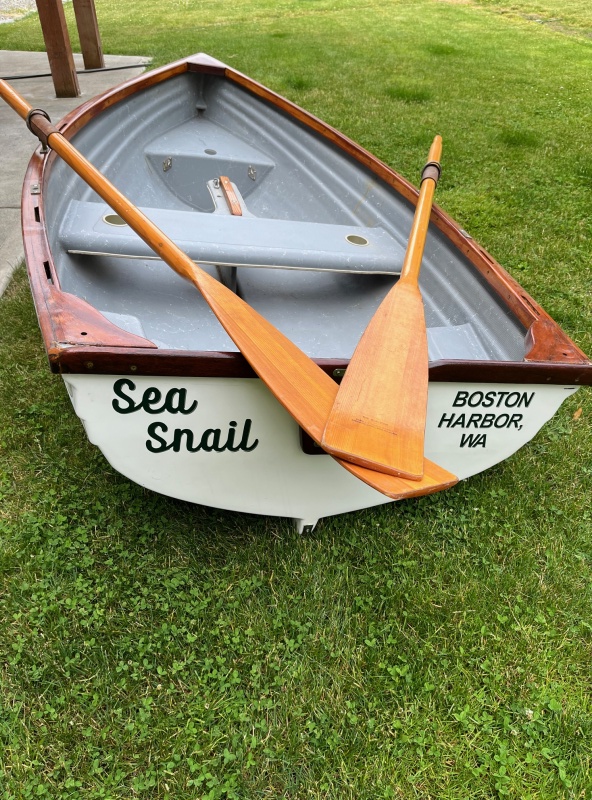 Sea Snail the dinghy