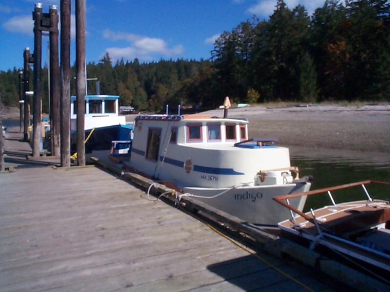(seabran) A woman built this boat herself in Victoria and was living on it. She was trained in massage. Karen got a 75min massage for $35.