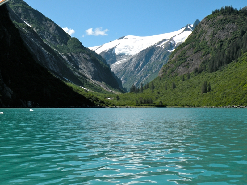 Second of three U shaped glacial valleys