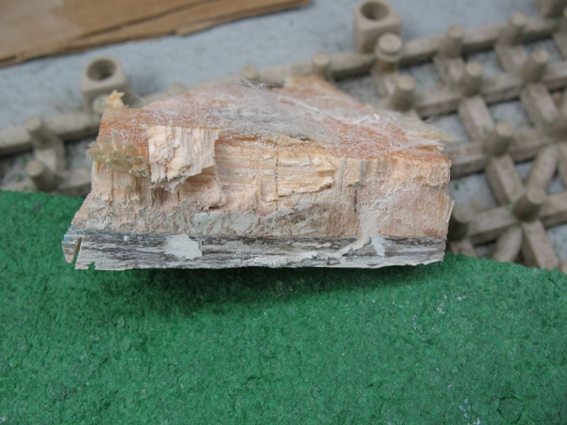 Section of removed core and inner skin - all was dry and well bonded.