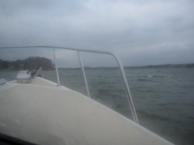 seem to have the lake to yourself with NW winds gusting 30 and chop