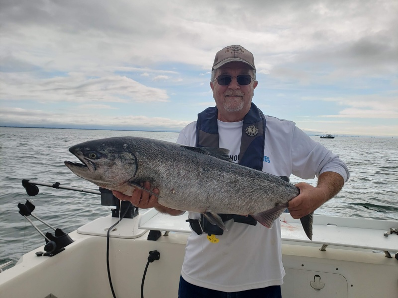 Sept.1,2024 opening for Chinook retention at Sandheads in Georgia Strait.