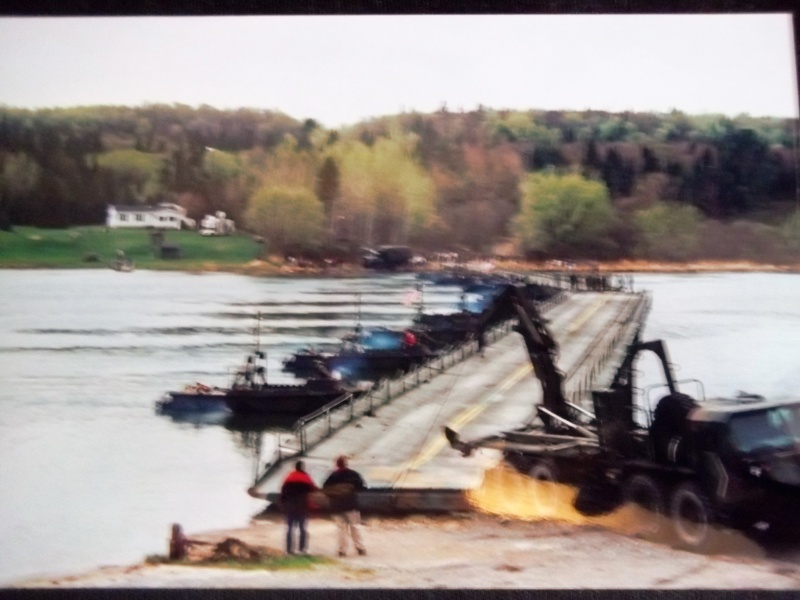 Sept.6/2015
Here's the completed bridge , it didn't take them long to build it , here one day and gone the next. All the fishing was put on hold for a few days.