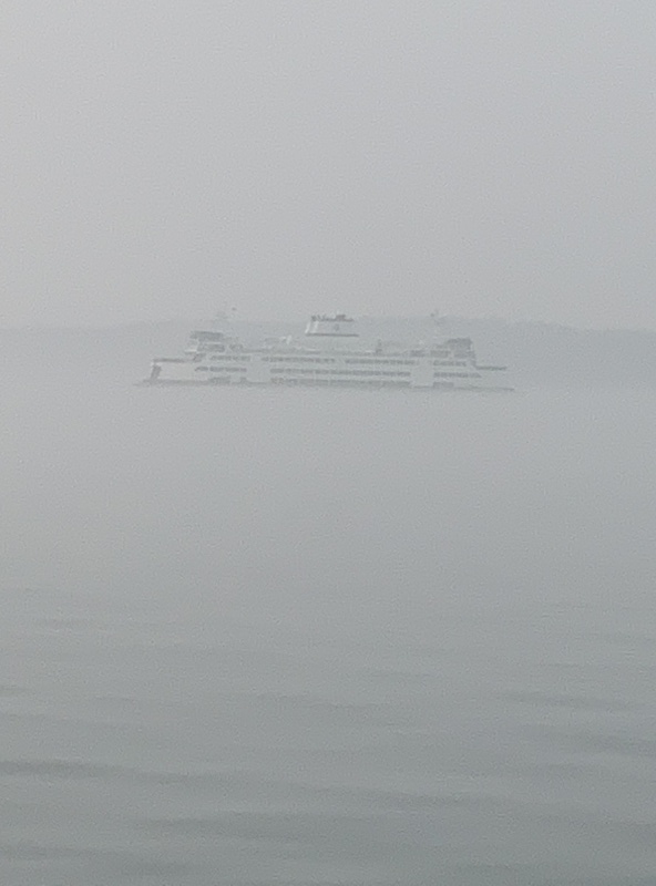 Sept - Ferry in Smoke and Fog