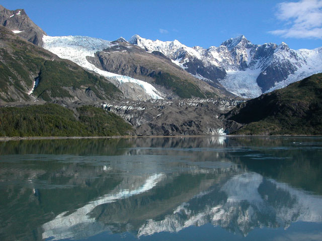 Serpentine Cove, Harriman Fijord, 9-3-06, Serpentine Glacier