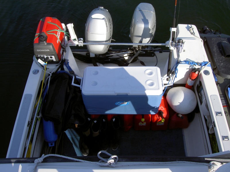 set up for running generator on the go