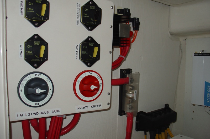 Several switches to provide various amounts of electrical isolation