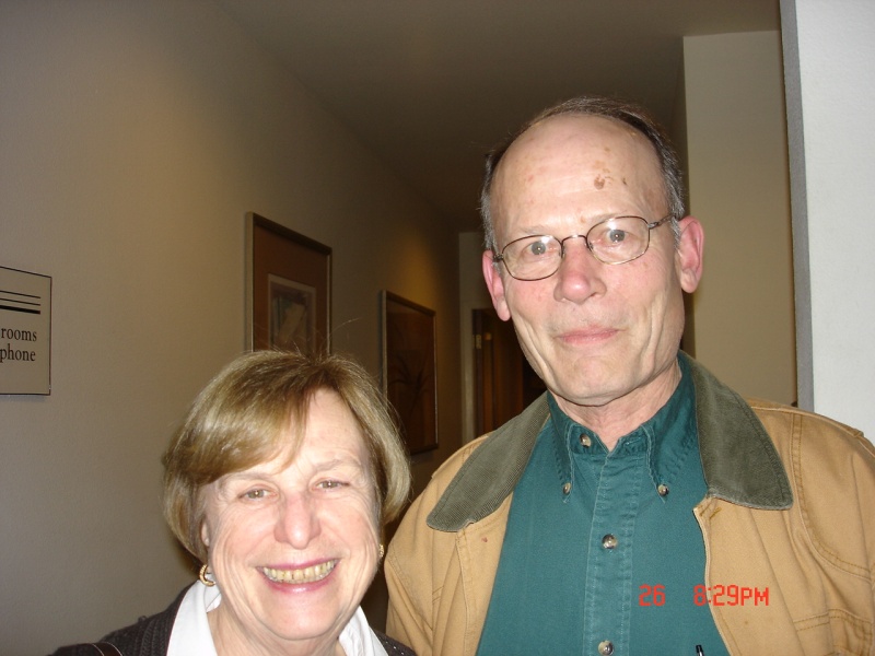 Sheila & her husband at the Friday night CBGT.