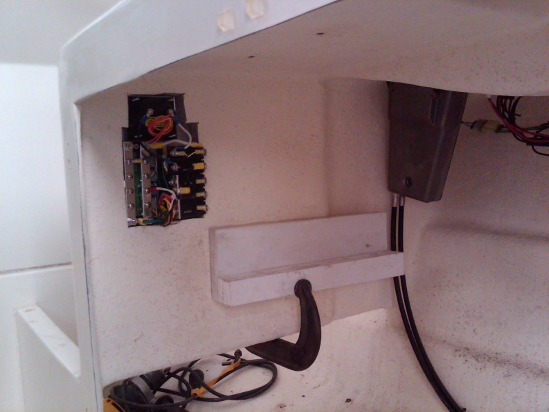 shelf for AC junction box
