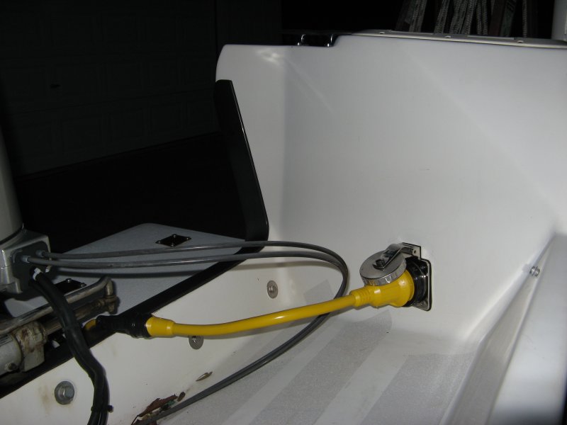 Shower power inlet