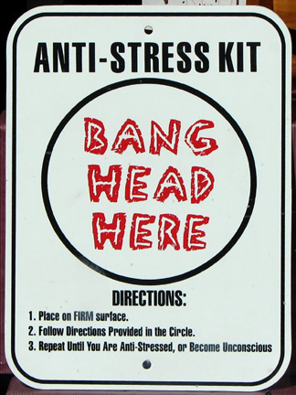 Sign in a shop window...