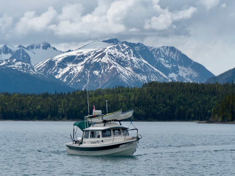 Silvertip on Atlin Lake.