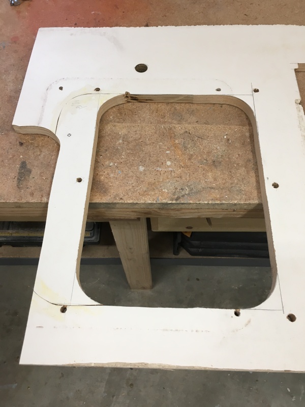 Sink cutout relocated.