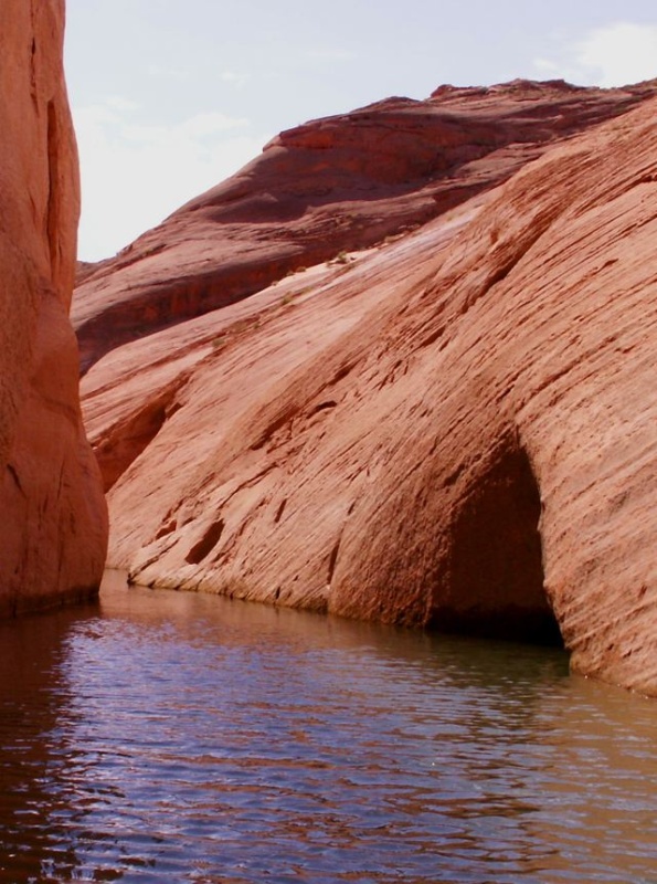 Slot Near End of Labyrinth Canyon 9-16-08