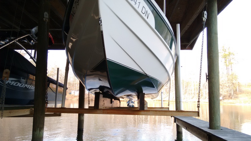 SML December-on lift above flood stage