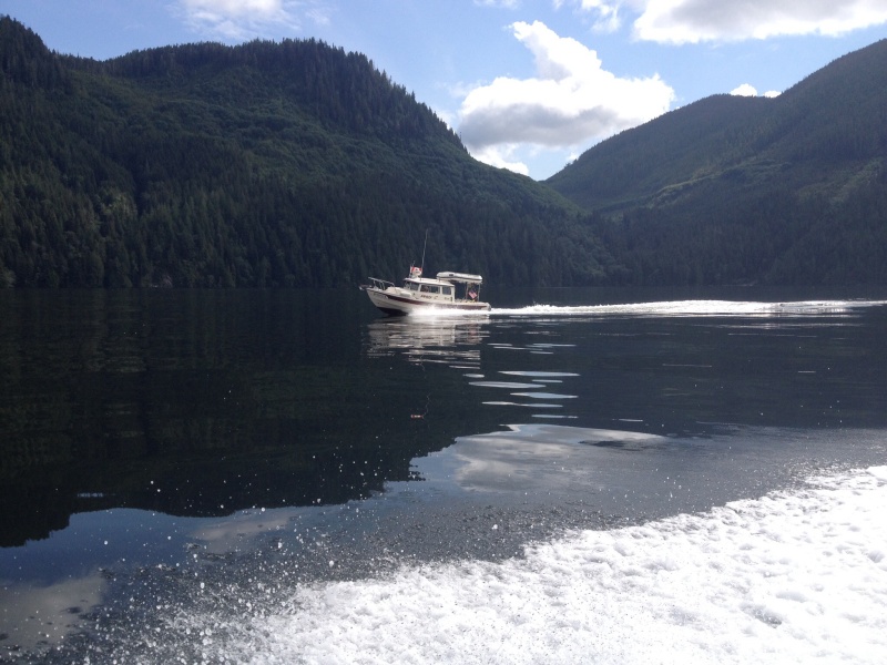 Smooth run to Kwatzi Bay beautiful day