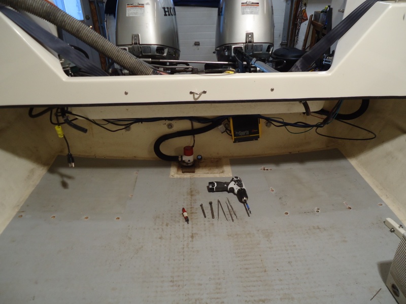 Soft balsa core was removed.  Filled with Smiths penetrating expoxy, then West System.