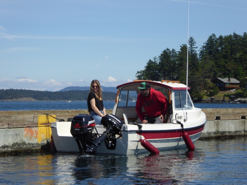 Sold Lil'C to my buddy Sam and his wife Erin less than a week ago, their first trip was from Cornet Bay to Friday Harbor!