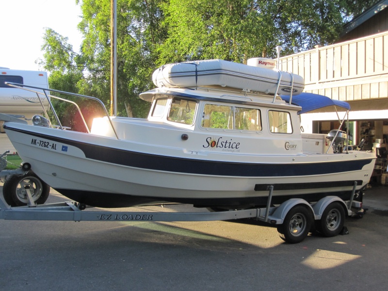 Solstice ready for her next adventure.