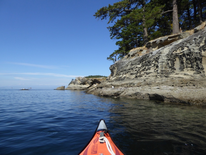 Some of the sandstone formations along Fox Cove. Photos don't do justice.
