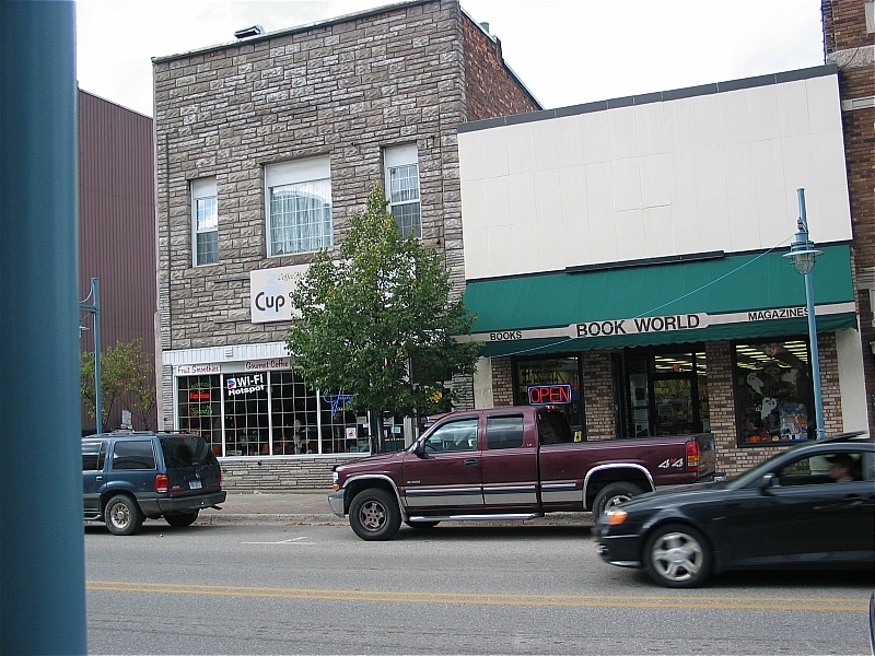 Soo has book shop coffee shop and wireless