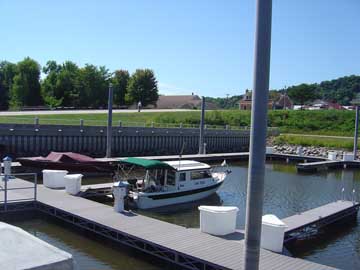 South end of Guttenberg Marina.