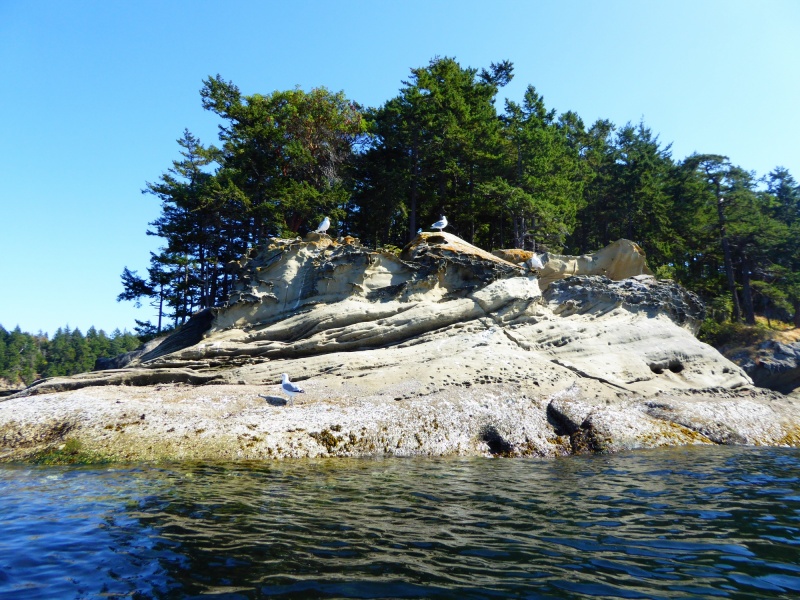 South side of entrance to Shallow Bay